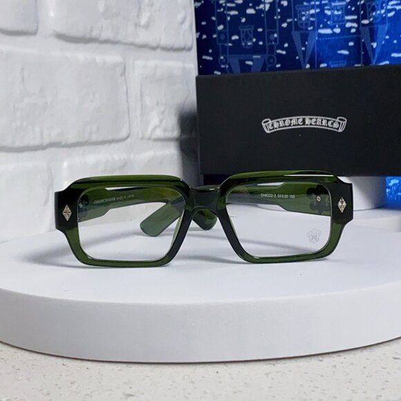 Chrome Hearts Dark Green Frame Glasses - Picture 1 of 10